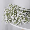 thumbnail image 2 of Matsuzay 10 piezas de decoración de flores artificiales, ramo decorativo falso, accesorios de diseño de cumpleaños, adorno para sala de estar Flores artificiales, 2 of 6