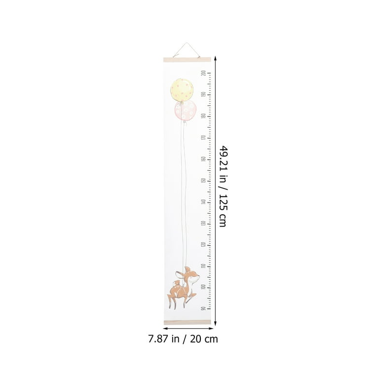 HEIGHT GROWTH CHART Decal Wall Decal Ruler Height Measurement Ruler