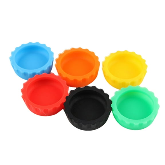 OUNONA 6pcs Silicone Reptile Feeding Dish For Lizards And Turtles Terrarium Tank Tiny Reptile Water Feeder Mini Food Feeding Bowls
