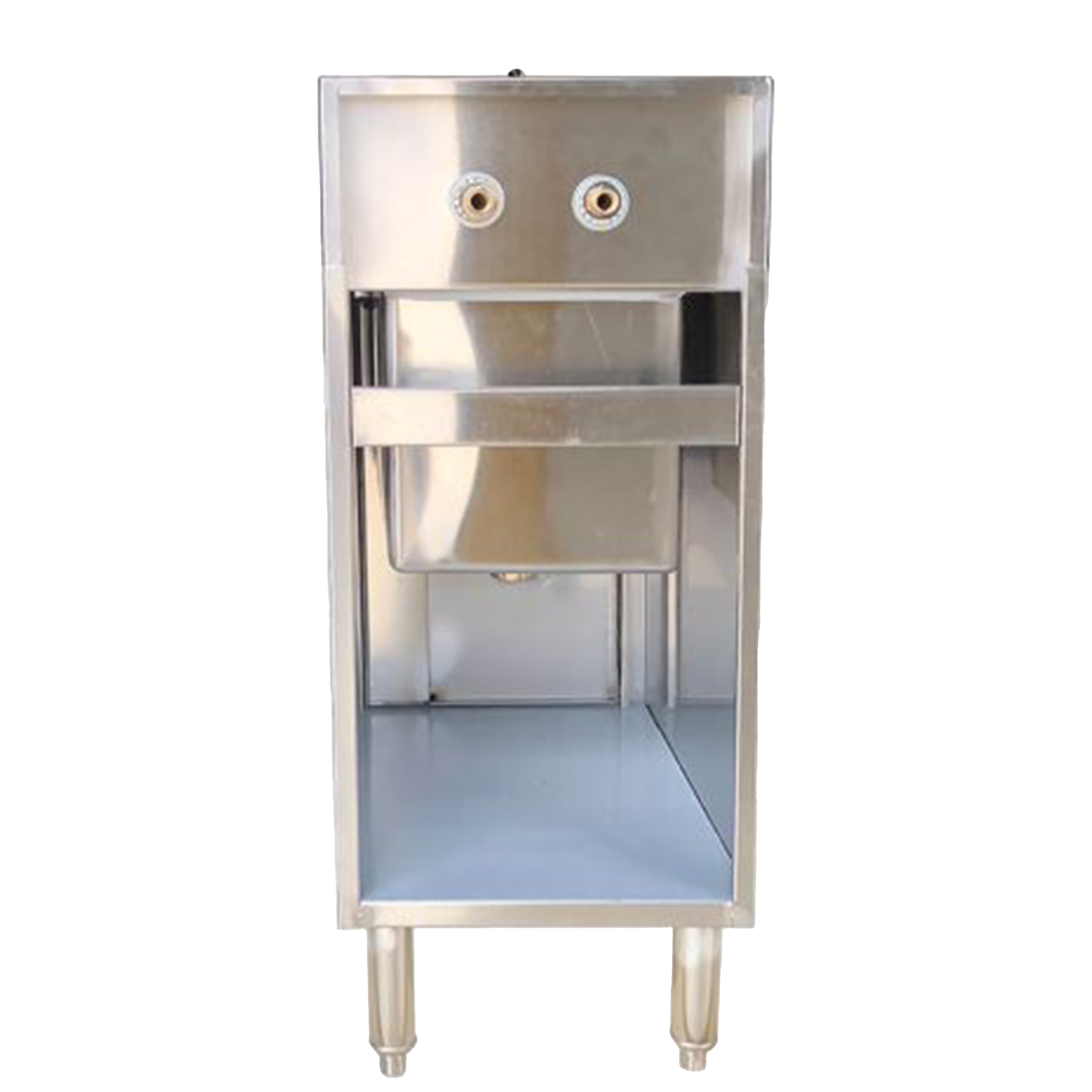 NSF 35 in.H Portable Sink, Utility Sink, Stainless Steel Hand-Washing Station, Commercial Sink Single Bowl