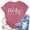 A-Pink149, variant on Women's Heart Letter T Shirt Short Sleeve Crewneck Slim Fit Tee Breathable Relaxed Pilates Class Workout T Shirts