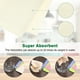 thumbnail image 4 of Uxcell 10-Pack Paños de Cocina Suecos, 7"x8" Celulosa de Pulpa de Madera Toallas de Papel Reutilizables Lavables Trapos No Rascadores [Blanco], 4 of 6