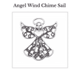 thumbnail image 3 of Memorial Wind Chimes Sympathy Gift - In Angels Arms, 3 of 8
