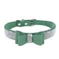 thumbnail image 1 of tredstone Bling Crystal Cat Collar Metal Adjustable Puppy Bow Tie Rhinestone Soft Collars Pet Supplies for Small Medium Dogs, 1 of 5