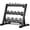 40.5 inch, variant on Heavy-Duty 3-Tier Adjustable Dumbbell & Weight Plate Rack | Free Weight Storage for Home Gym | Holds Dumbbells, Kettlebells, Barbells, Bars | 1000lb Capacity
