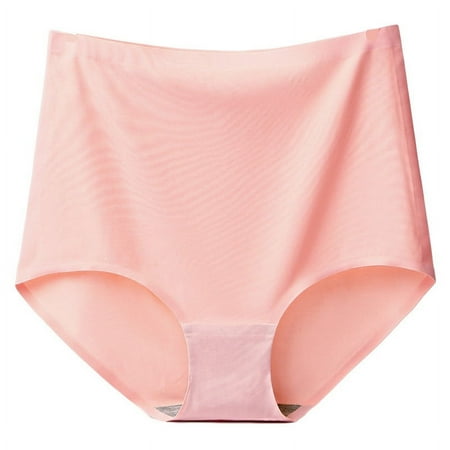 Njoeus Womens Underwear Women s Underwear Womens Seamless Underwear Ultra-High Waist Underwear Women s Ice Silk Panties Soft Comfy Briefs for Ladies Plus Size Ladies Underwear Panties