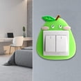 thumbnail image 1 of Fiudx Cubierta Protectora para Interruptor Que Brilla En La Oscuridad, Diseño de Dibujos Animados, Pegamento Suave, Duradera y Resistente, Ideal para Decoración de Dormitorio y Sala de Estar, Uso Ver, 1 of 5