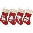 thumbnail image 4 of Adornos Navideños Adornos Navideños Medias Navideñas Bolsa De Regalo Adornos Para Árboles De Navidad Bolsa De Dulces, 4 of 5