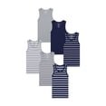 thumbnail image 2 of Buyless Fashion Boys Scoop Neck Tagless Undershirts Soft Cotton Tank Top  (6 Pack)  11-12, 2 of 7