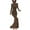 Brown, variant on FcBaudy Long Sleeve Round-Neck Ankle Dress,Summer Dresses for Women Fashion Women Comfortable Pullover Solid Color Lower Back Wrap Buttocks Long Sleeve Round-Neck Ankle Dress Women Dress