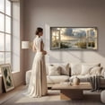 thumbnail image 5 of Beach Window Canvas Wall Art - Large Coastal Picture Landscape Canvas Prints Tropical Sea Paintings, Horizontal Summer Seascape Artwork for Living Room Bedroom, 5 of 7
