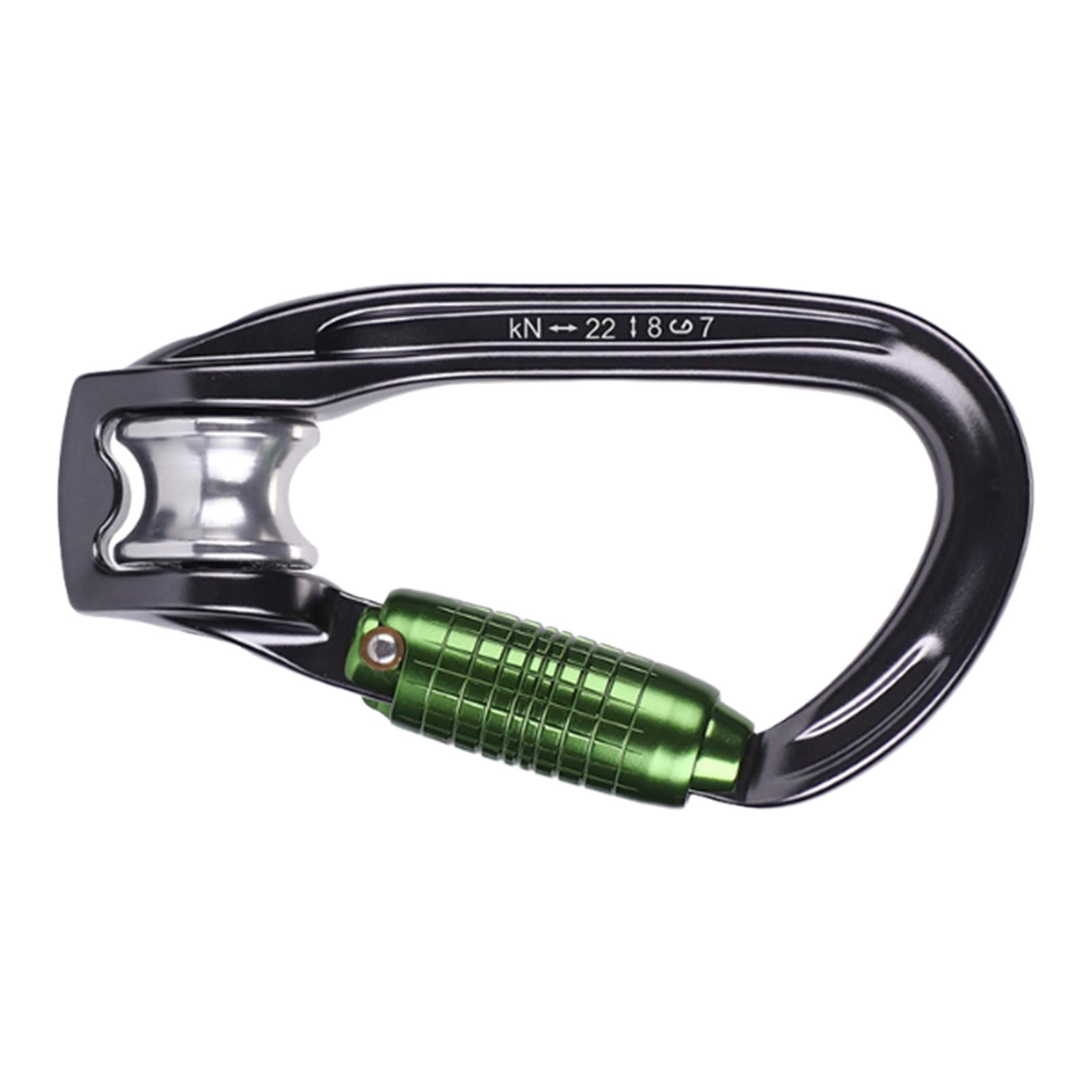 Dualoai Climbing Pulley Carabiner Clip for Outdoor Sports Mountaineering