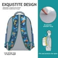 thumbnail image 5 of Underwater Coral Reef Themed School Backpack - Durable Waterproof Bookbag for Teens with Ergonomic Spinal Support Design, 5 of 5