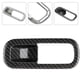 thumbnail image 5 of 2 unids/set guantera lateral del pasajero del coche manija cubierta de cuenco embellecedor para MG ZS 2017-2018 fibra de carbono Jadeshay A, 5 of 8