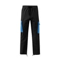 thumbnail image 3 of Men's Heavyweight Cargo Fleece Sweatpant Blue S, 3 of 4