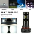 thumbnail image 3 of 2x 6000K Super White 5202 H16 LED Fog Light Bulb For 2010-2013 Chevy Camaro 200W, 3 of 5