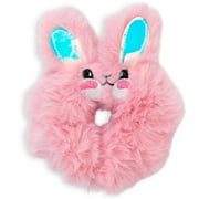 Claire's Hair Scrunchies for Teen Girls and Kids - No Damage Hair Tie for Fun and Fashion - Pink Bunny - 1 pk