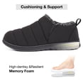 thumbnail image 4 of HomeTop Men's Comfy Insulated Quilted House Shoes with Memory Foam, 4 of 6