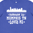 thumbnail image 4 of Inktastic Memphis Tennessee Someone Loves Me Skyline Youth T-Shirt, 4 of 5