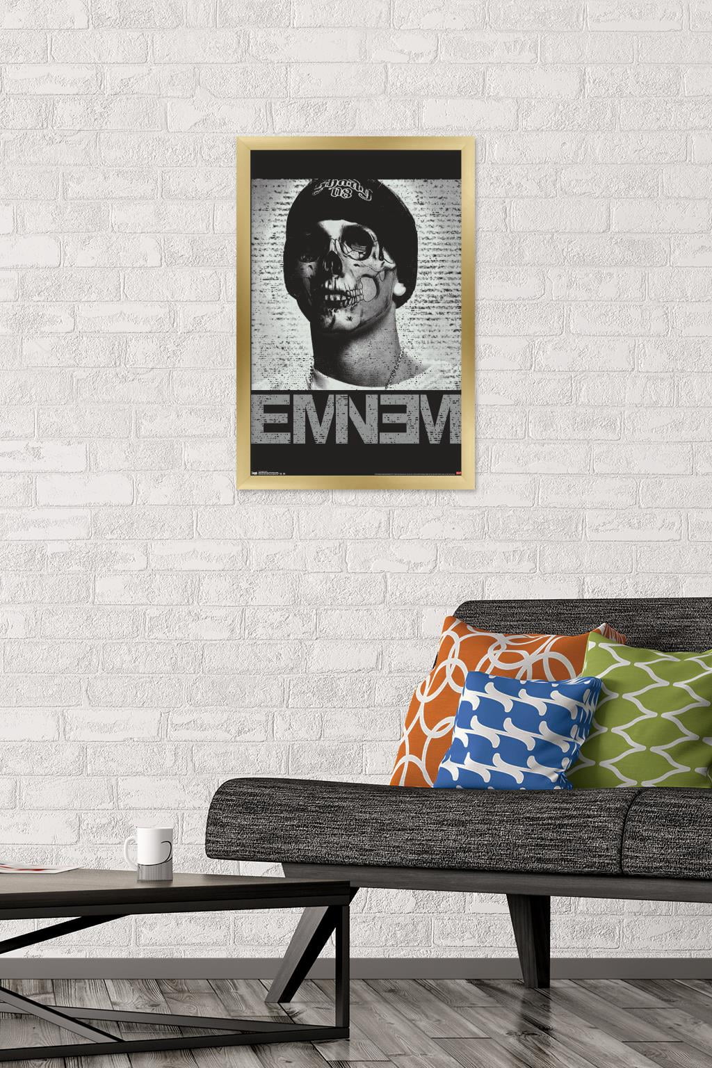 Eminem - Skull Wall Poster, 14.725" x 22.375", Framed