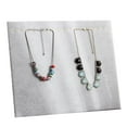 thumbnail image 6 of SIEYIO Necklace Chain Stand for Grey Black Velvet Necklace Holder Display Stand Holds up to 17/28 Necklaces for Bracelets Chain, 6 of 10