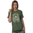 thumbnail image 3 of Betty Boop Cartoon Biker Angel Wings Women's Graphic T Shirt Tees Brisco Brands S, 3 of 5