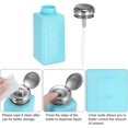 thumbnail image 4 of Lot de 2 250ml (8.5 oz) Distributeur de Solvant d'Alcool avec Bouchon en Acier Inoxydable pour solution d'Acétone, 4 of 5