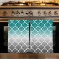 thumbnail image 6 of Dish Towels, Teal Green and Gray Ombre Gradient Absorbent Kitchen Towels 2 PCS, Morocco Pattern Microfiber Hand Towels Dish Cloths Tea Towels for Home&nbsp;Bathroom Cleaning Drying,18X28-Inch,, 6 of 9