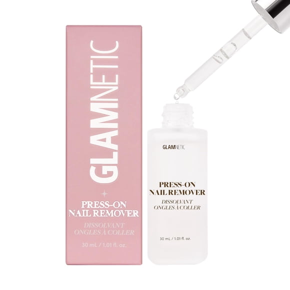 Removedor de uñas Glamnetic Press On, inodoro, sin acetona, 30 ml