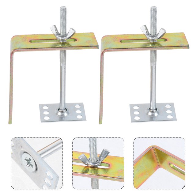 FESTFENDS 2pcs Undermount Bathroom Sink Hardware Metal for DIY Enthusiasts Projects