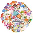 thumbnail image 2 of 35pcs-50pcs Colorful Mushroom Stickers Nature Cartoon Stickers Fantasy Stickers for Laptops Phones Suitcases, 2 of 9