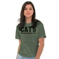 thumbnail image 3 of Cats Because People Suck Pet Lovers Men's Graphic T Shirt Tees Brisco Brands L, 3 of 6