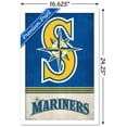 thumbnail image 3 of MLB Seattle Mariners - Retro Logo 18 Wall Poster, 14.725" x 22.375", Framed, 3 of 5