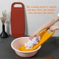 thumbnail image 6 of Wash Board,Non-Slip Laundry Washing Board, Household Washboard, Hand Wash Board, Manual Wash Clothes Laundry Pad Scrubbing Board for Household (Yellow, Medium), 6 of 8