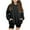 Black, variant on SwiftWear Kids Girls Hoodie Sweatshirts Long Sleeve Solid Casual Pullover Cute Hoodie Tops with Pockets for 5-14 Years, Black