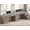 Grey, variant on SEDETA 110 Inch Two Person Desk with Storage, Farmhouse Long Double Desk with 7 Wood Drawers and Cabinet, Wood 2 Person Desk with Power Outlets for Office, Bedroom, Black & Brown