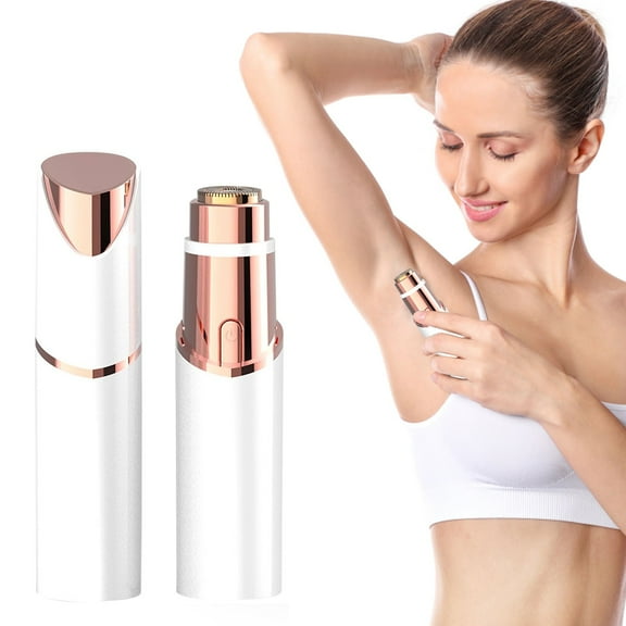 Safeglitz Women's Facial & Body Hair Remover - Travel Size Trimmer for Peach Fuzz, Upper Lips, Bikini Area, Arms & Legs