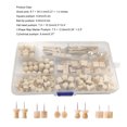 thumbnail image 3 of Kenally Juego de chinchetas de de aplicación amplia, 135 Uds., tachuelas cuadradas para pulgar, chinchetas ligeras y convenientes Artesanía, 3 of 6
