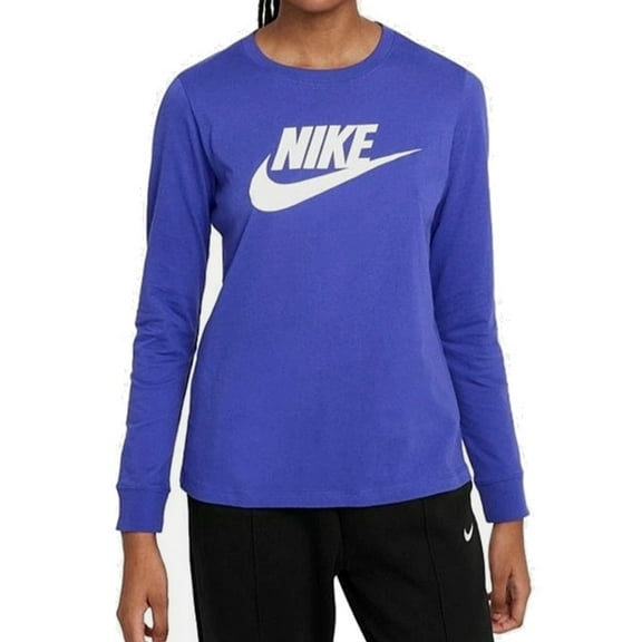 Nike Sportswear Women's Long-Sleeve Tee-Shirt BV6171-430 X-Large Purple