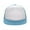 Sky Blue, variant on PMVFHDE Unisex Two Tone Mesh Baseball Cap with Flat Brim, Sporty Sun Hat for Outdoor Recreation, Modern Athletic Design Blue