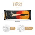 thumbnail image 2 of KLL Ultra Soft Microfiber Body Pillow Cover/Pillowcases 20"x54" with Hidden Zipper Closure-Retro Space Rocket Launch, 2 of 5