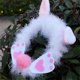 thumbnail image 4 of Decoración De Puerta De Pascua, Kit De Corona De Conejito De Peluche, Primavera De Pascua, Cartel De Bienvenida Para Colgar En Interiores Y Exteriores, Suministros Para Manualidades, Regalo sonducket HA034598-00, 4 of 6