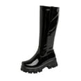 thumbnail image 1 of B91xZ Womens Boot Comfortable Winter Knee High Riding Boots,Black 8, 1 of 5