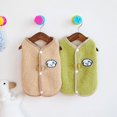 thumbnail image 2 of Chaleco de lana sólida para perros, ropa para mascotas, abrigo cálido para otoño e invierno, chaqueta para cachorros, disfraces para gatos, ropa para perros chihuahua y bichón, 2 of 5