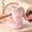 Pink, variant on Cat Paw Shaped Hand-Cranked Pencil Sharpener, Cute Manual Sharpener Desk Gadget with Large Shavings Drawer Daily Stationery Office Supplies