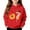 Red, variant on 67 Hoodie for Boys Girls Funny Six Seven Meme Design 6 7 Ice Cream Graphic Hoodies Long Sleeve Casual Sweatshirt