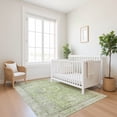thumbnail image 7 of Addison Rugs Mayfield Premium Machine Washable Traditional Border Aloe Rectangle Rug, 9' x 12', 7 of 7
