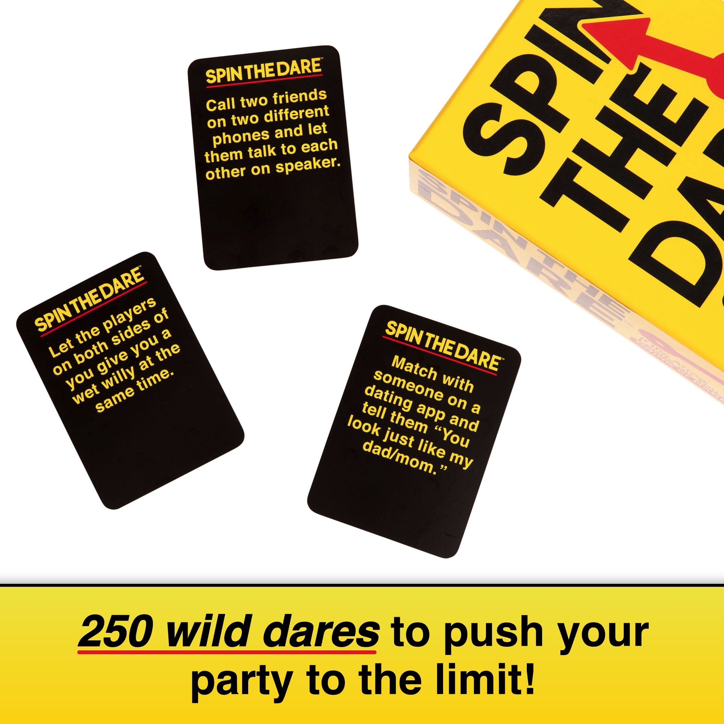 Spin The Dare – Hilarious Adult College Party and Tailgate Drinking Game by What Do You Meme?®