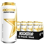 Rockstar Original Sugar Free Energy Drink, 16 oz, 12 Pack Cans