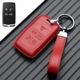 thumbnail image 4 of Car Key Fob Cover Case Protector Real Leather Car Key Case Cover For Land Rover Range Rover For Jaguar E-Pace XJ, 4 of 9
